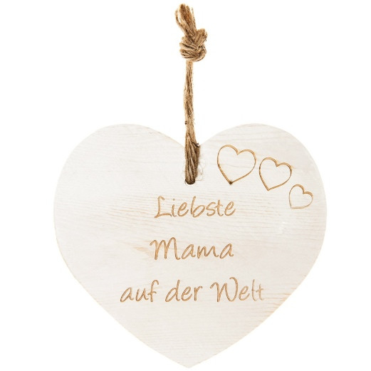 Vintage-Herz «Liebste Mama auf der Welt»