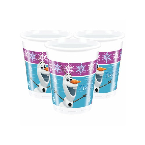Frozen | Plastikbecher 200 ml. - 8 Stück