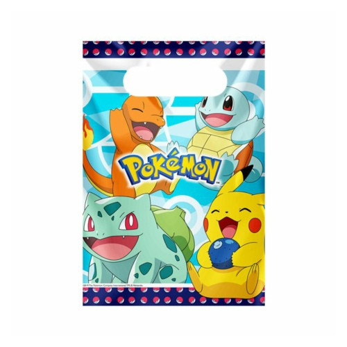 Pokémon | Partytüten 23 x 17 cm - 8 Stück