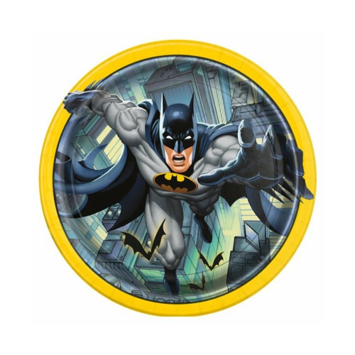 Batman | Pappteller 23 cm - 8 Stück