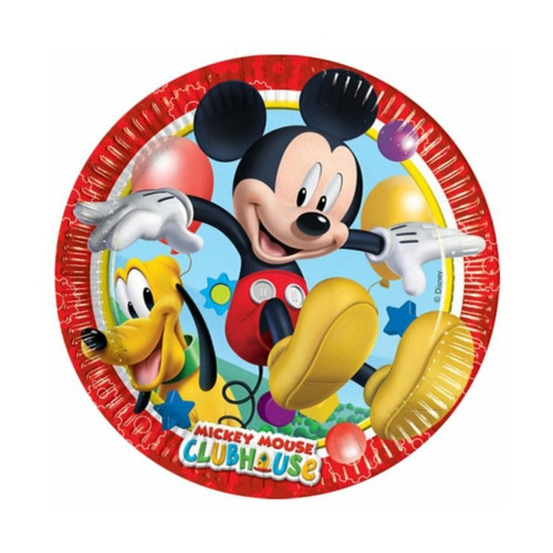 Mickey Mouse | Pappteller 23 cm - 8 Stück
