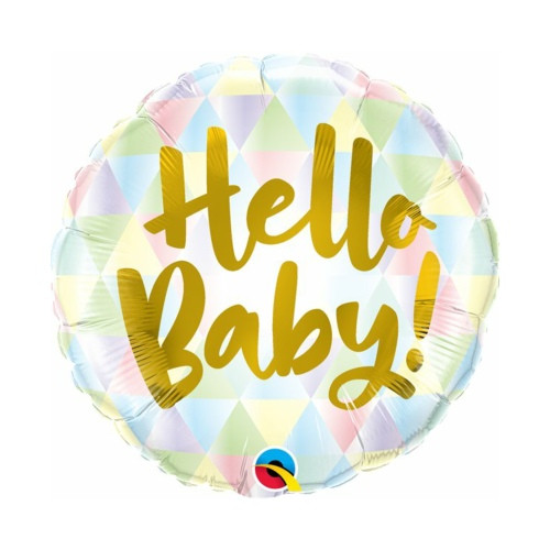 Hello Baby | Heliumballon 46 cm - befüllt