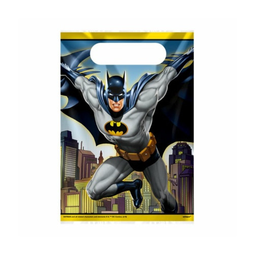 Batman | Partytüten 23 x 17 cm - 8 Stück