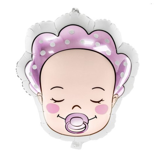 Baby Girl Face | Heliumballon 45 cm - befüllt